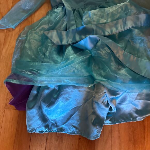 Princess Girls Kids 5 ? Halloween Costume Dress Up Gown Roleplay Theater Blue - Picture 6 of 10